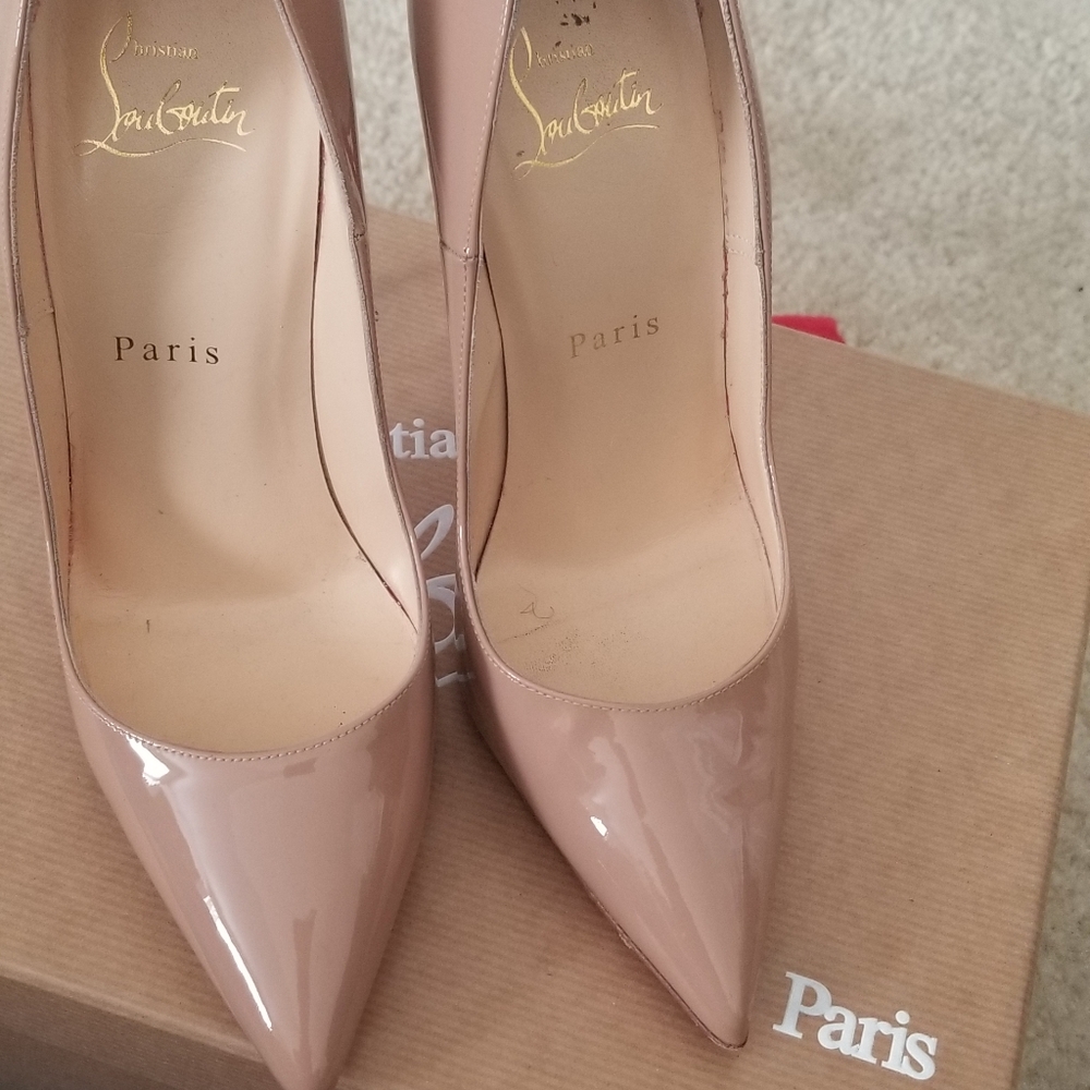 Christian Louboutin So Kate 120mm Nude